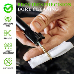 600pcs 3 Gun Cleaning Patches Lint Highly Absorbent Gun Cleaning Kit Supplies