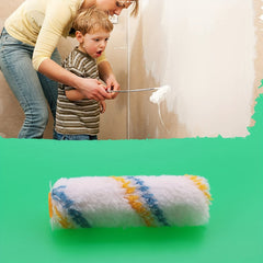 6pcs Wall Paint Rollers & Brush Set for Home Painting