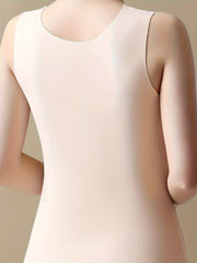 2pcs Sleeveless V Neck Top Women's Lingerie & Sleepwear