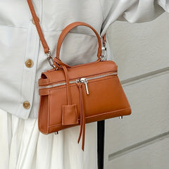 Leather Women's Bag Cowhide Shopping Bag Handbag Real Leather Tote Bag