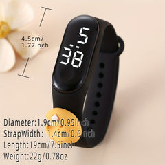 Cartoon Moon Star LED Silicone Watch for Kids