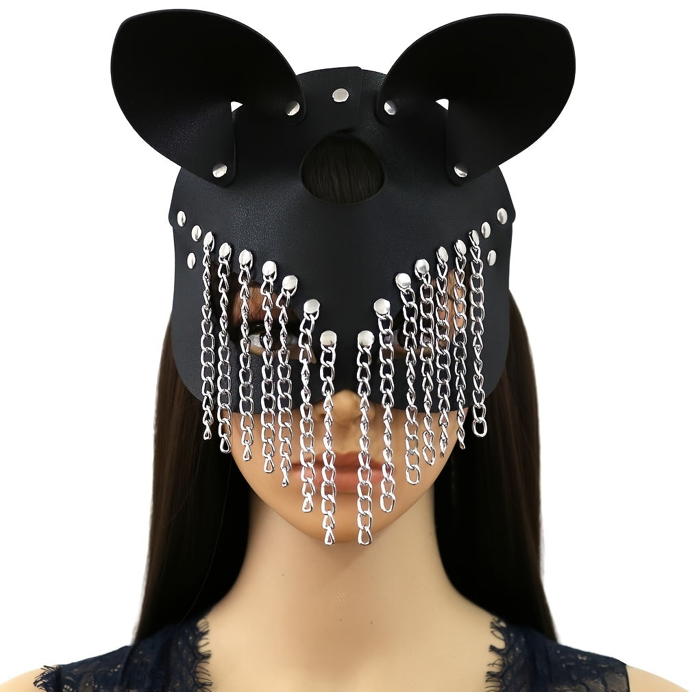 European/American Style PU Leather Mask