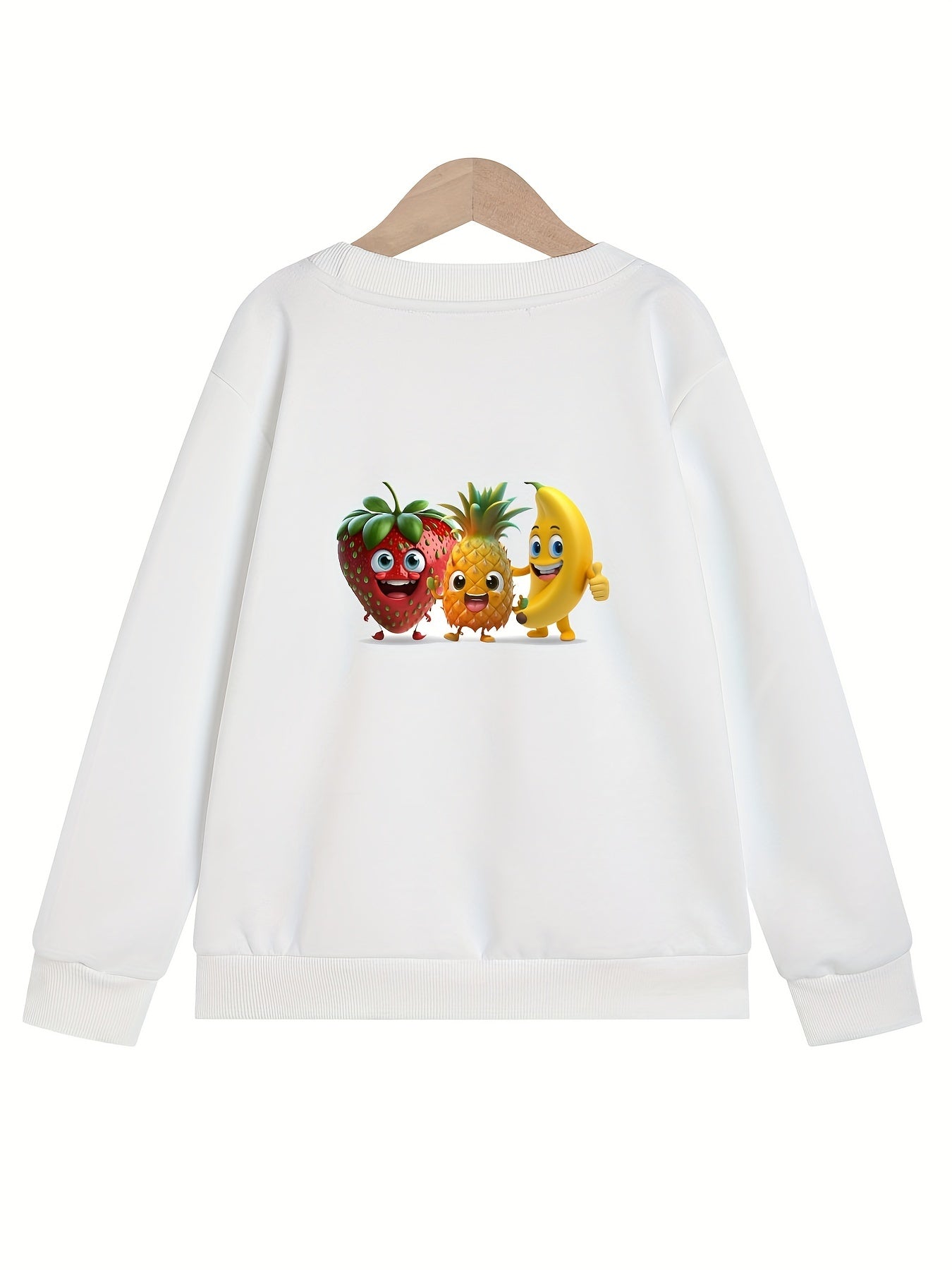 Girls' Fruits Graphics Sweatshirt - Fall Winter