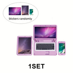 Set of 3 Golden Furniture Decorations - Laptop, Tablet, Smartphone