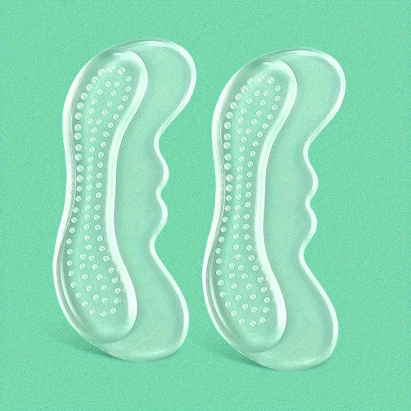 2Pcs Silicone Heel Protector Stickers Anti Wear Shoe Heel Pads
