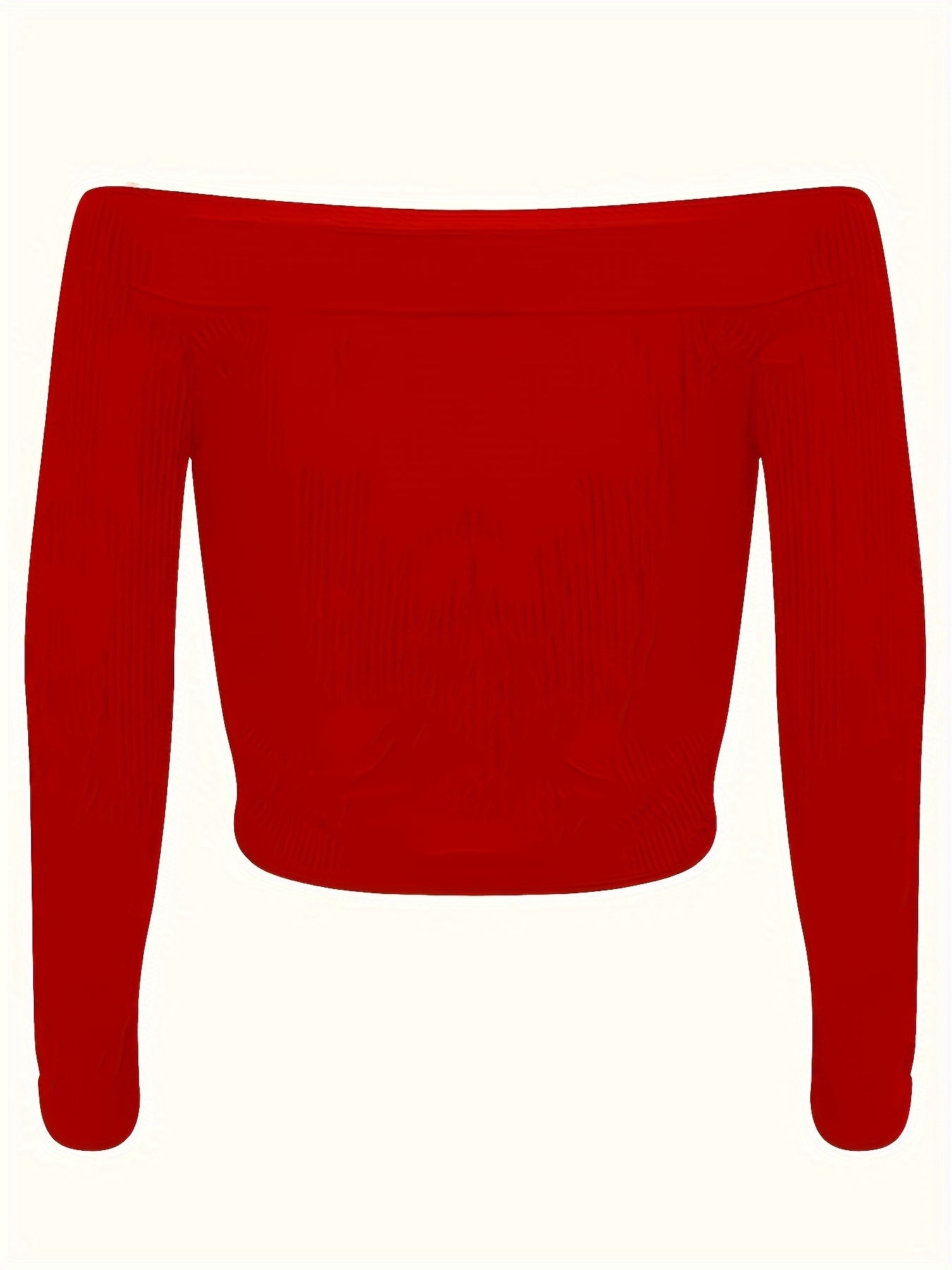 Ribbed Off Shoulder Knit Top