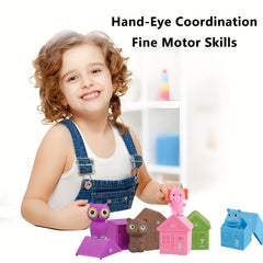 Educational Toy 10 Animal Number Matching Handheld Doll Set