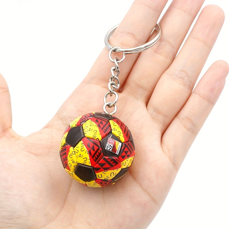 Sports Football Key Chain Bag Hanging Ornament Gift For Men Women
