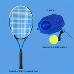 Tennis Trainer Rebounder Set with Bouncing Line for Self Training