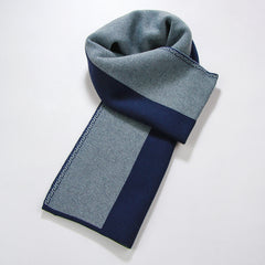 Men's Vertical Stripes Thick Scarf Warm
