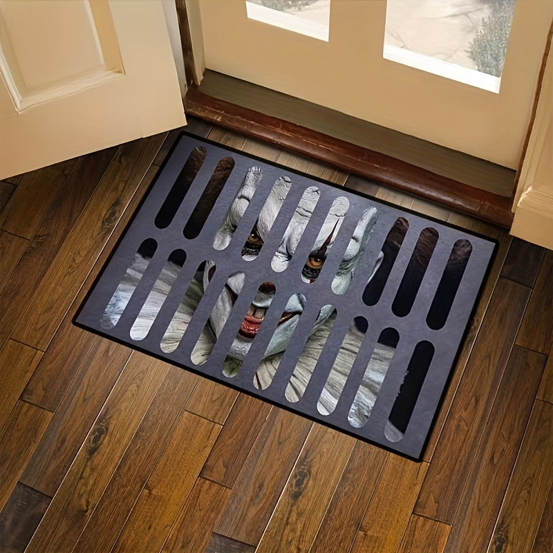 3D Sewer Clown Trap Bottomless Hole Anti Slip Floor Mats
