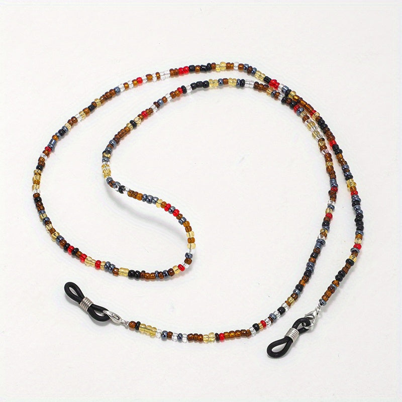 Boho Beaded Glasses Chain Anti Slip Lanyard Strap