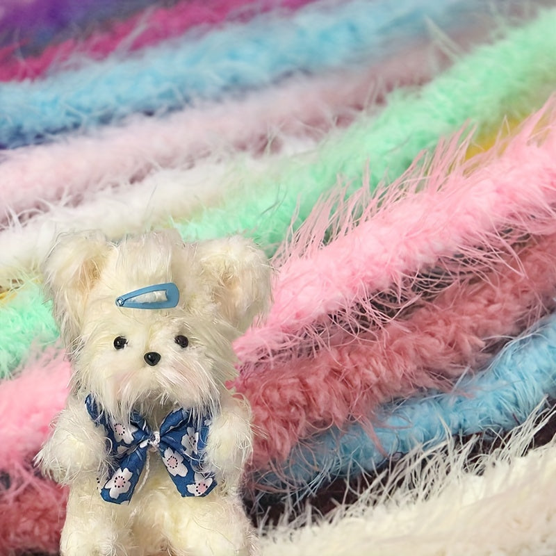 Long Wool Yarn Solid Thick And Dense DIY Doll Accessories