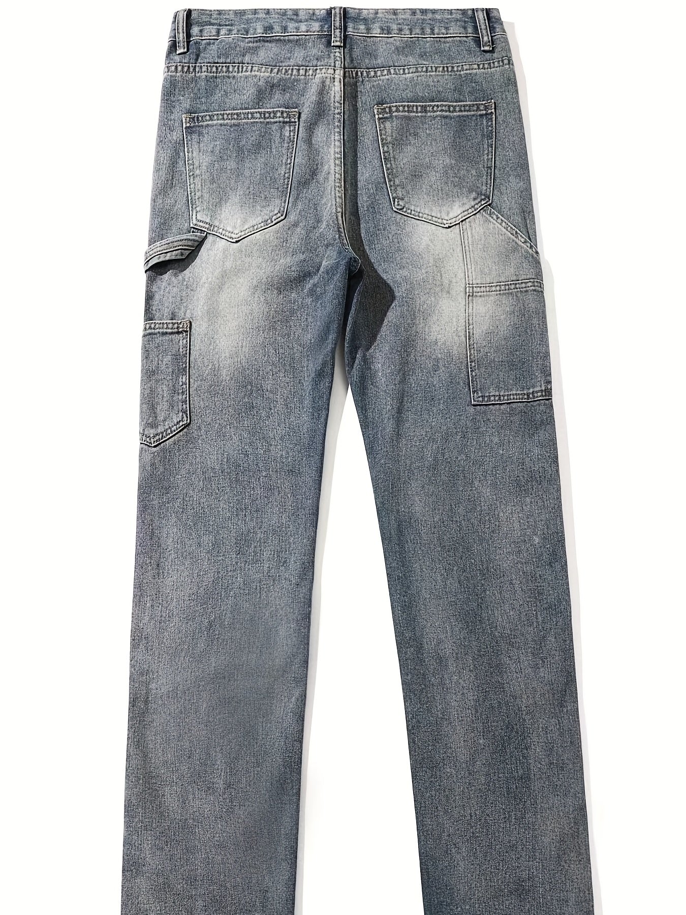 Men's Regular Fit Street Style Straight Leg Jeans