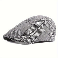 Adjustable Summer Mens Peaked Cap British Style Outdoor Sport