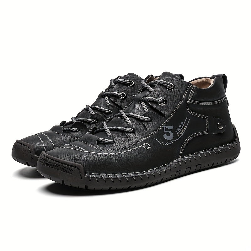 Men's Lace-up Ankle Boots Casual Shoes Sneakers