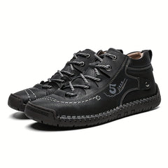 Men's Lace-up Ankle Boots Casual Shoes Sneakers