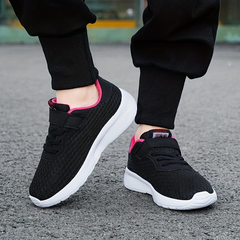 Boy's Breathable Woven Sneakers Non Slip Soft Sole Shoes