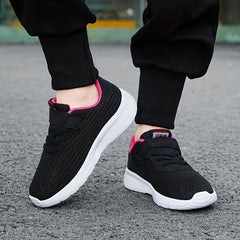 Boy's Breathable Woven Sneakers Non Slip Soft Sole Shoes