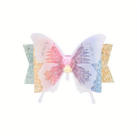 Girls Butterfly Bow Hair Clip for Party Gift Kids