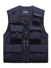 Mesh Vest with Pockets for Outdoor Activities