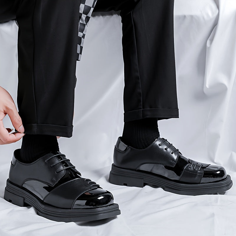 Men's Faux Leather Dress Shoes Non Slip Casual Shoes for Outdoor Activities
