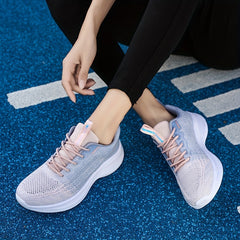 Women's Lace up Outdoor Running Shoes Casual Sneakers