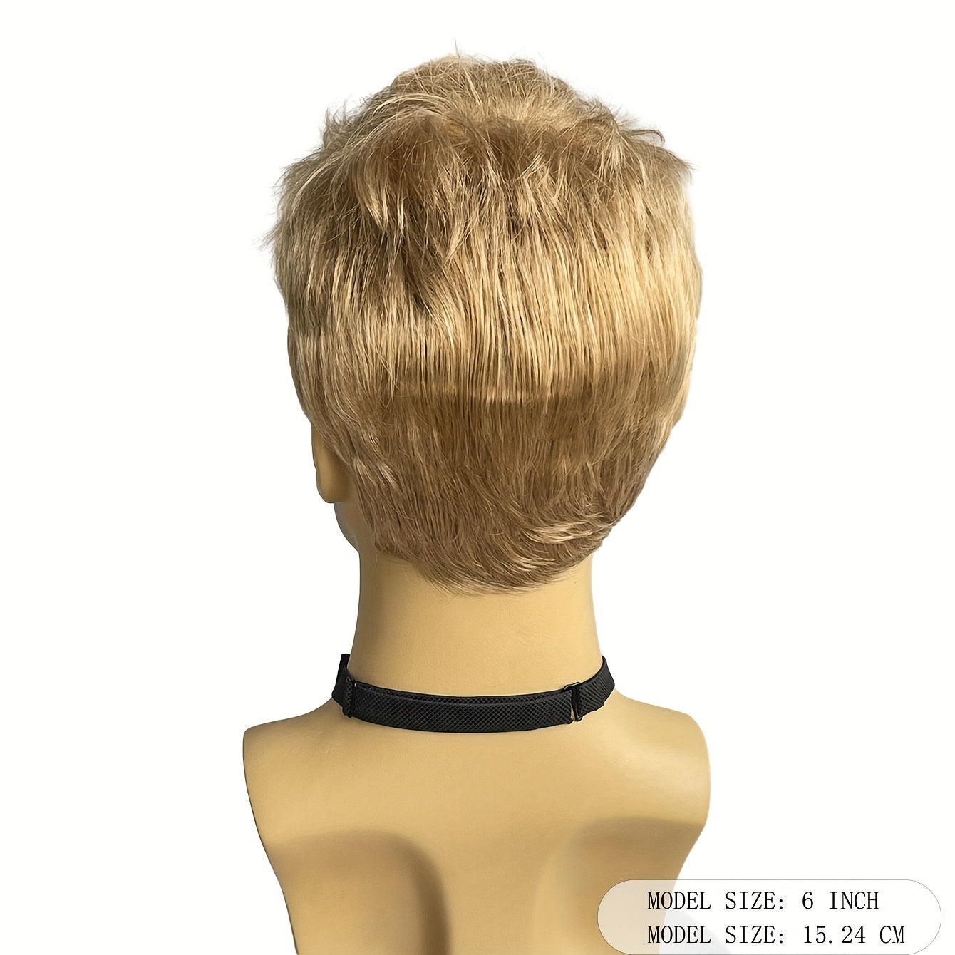 Men's Golden Dress Up Short Wig for Parties