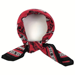Vintage Paisley Print Bandana Square Scarf Neckerchief Head Wrap