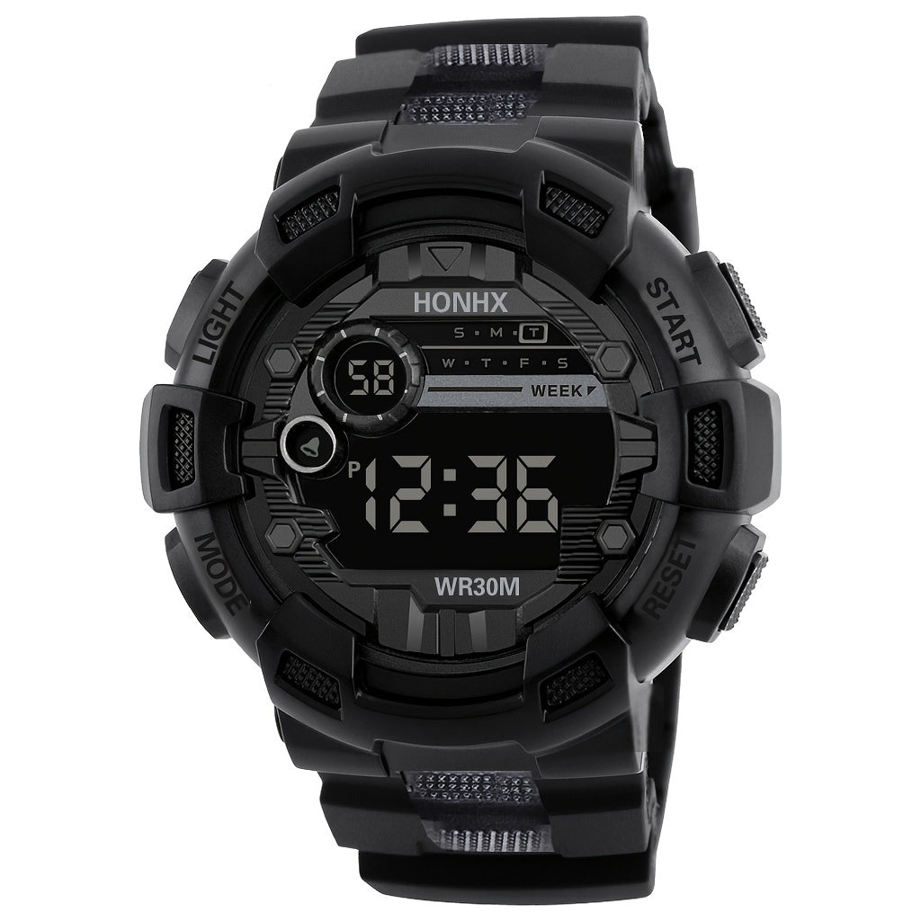 Girls Casual Digital Watch with Silicone Band