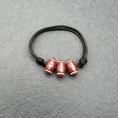 Adjustable Sports Bracelet Basketball Soccer Baseball Bracelet