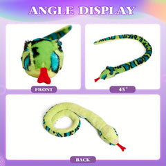 Soft Light-Up Snake Plush Toy 39.4inch