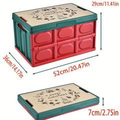 Christmas Storage Bin Folding Storage Box Gift Christmas Decoration Storage Box