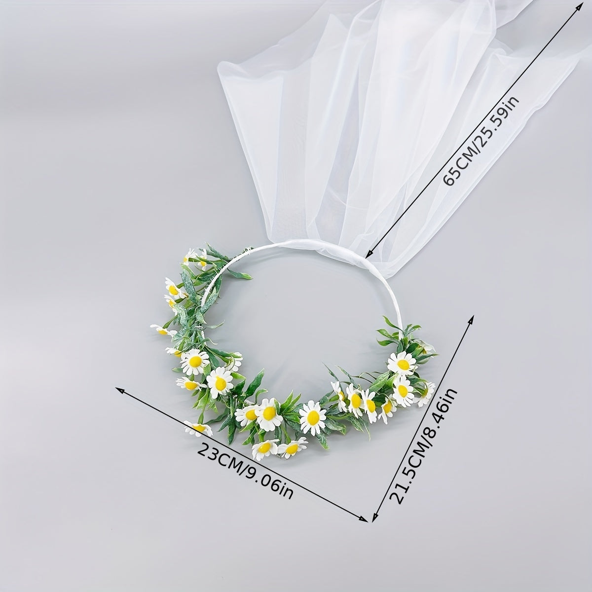 Bridal Mesh Veil Headband Wedding Hair Accessory
