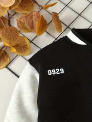Boys Number Print Block Jacket