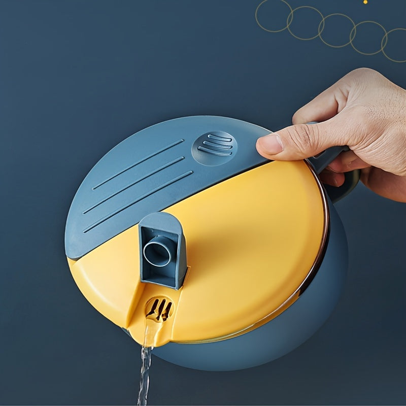 1300ml Portable Bowl With Handle for Camping Picnic