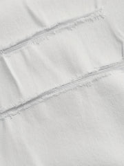 Casual Ripped Button Fly Skinny Jeans