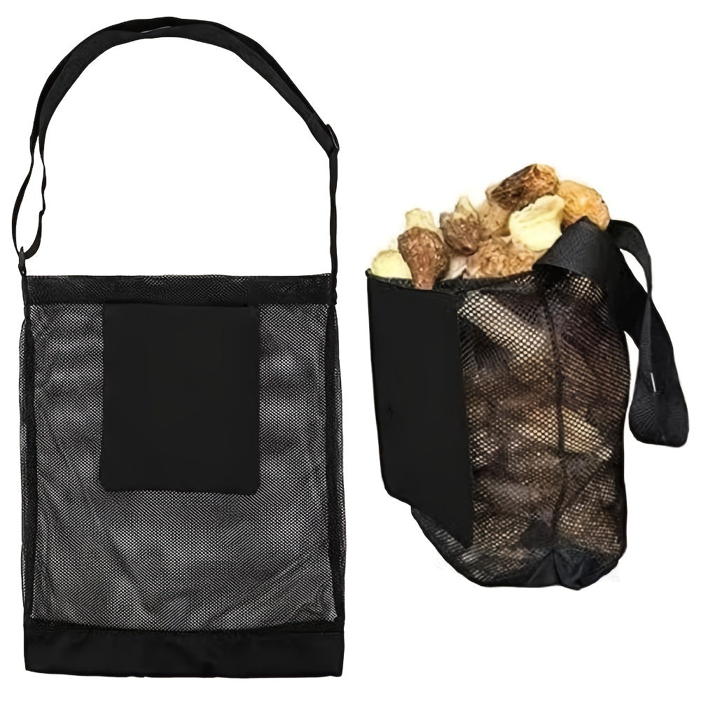 Foldable Mushroom Bag Strap Storage Pouch