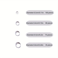 350pcs DIY Shower Beads Scrapbook Decoration Water Drops Nail Art