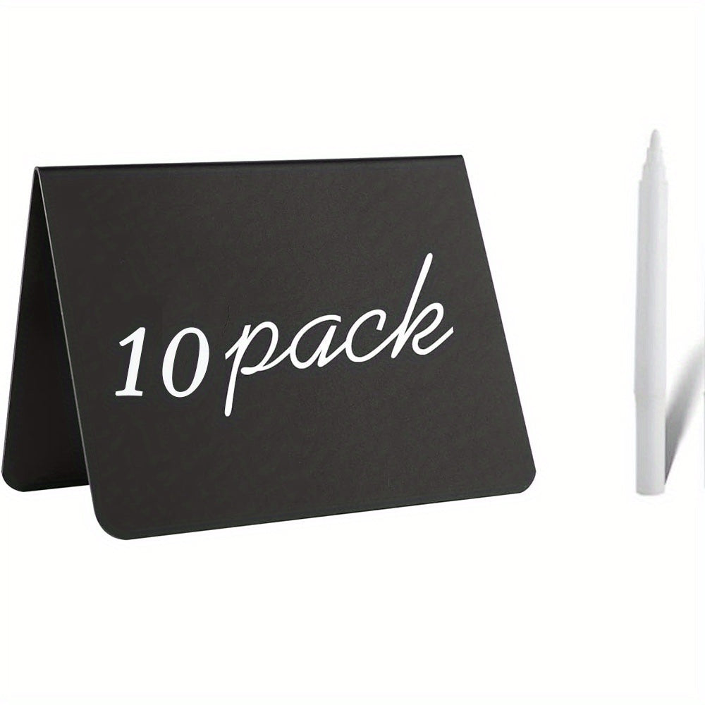Mini Chalkboard With Chalk for Food Party Buffet Table Sign Wedding Bakery