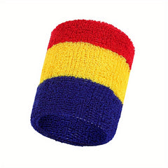 Colorful Towel Wristband Matching Sweat Absorption Anti Sprain for Sports