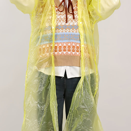 Disposable Raincoat for Outdoor Sports Women's Activewear