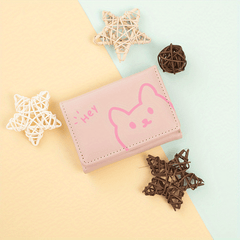 Kids Cartoon Kitten Wallet Small Animal Cat Three-Fold Wallet