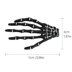 Gothic Skull Hand Bone Hair Clip Blood Skull Hair Clip 1pc