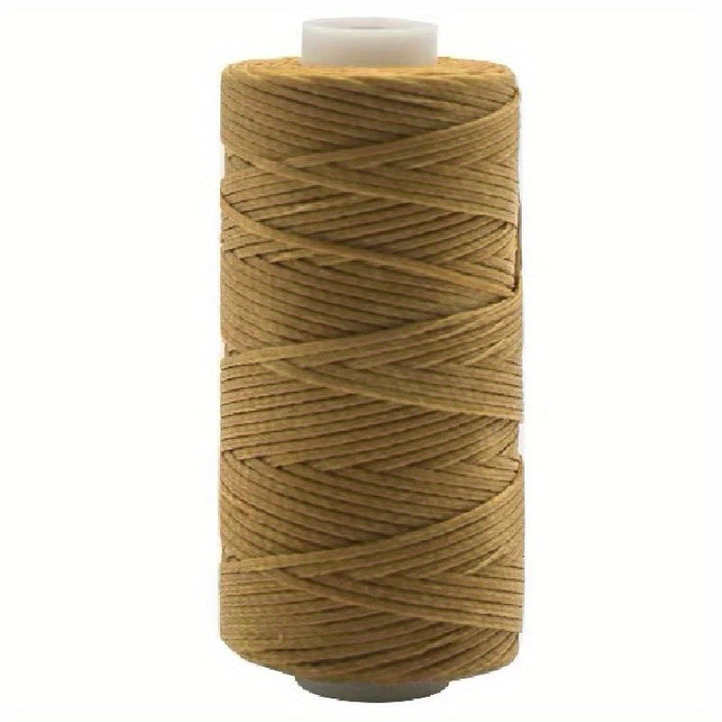 1MM Braided Leather Wax Thread 50M/150D Roll DIY Sewing Cord