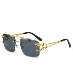 ENSARJOE Men's Square Rimless Glasses