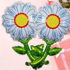 2pcs Red Rose Balloons for Mother's Themed Party Decorations