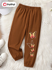 Kid Girls Letter Print Jogger Sweatpants Los Angeles