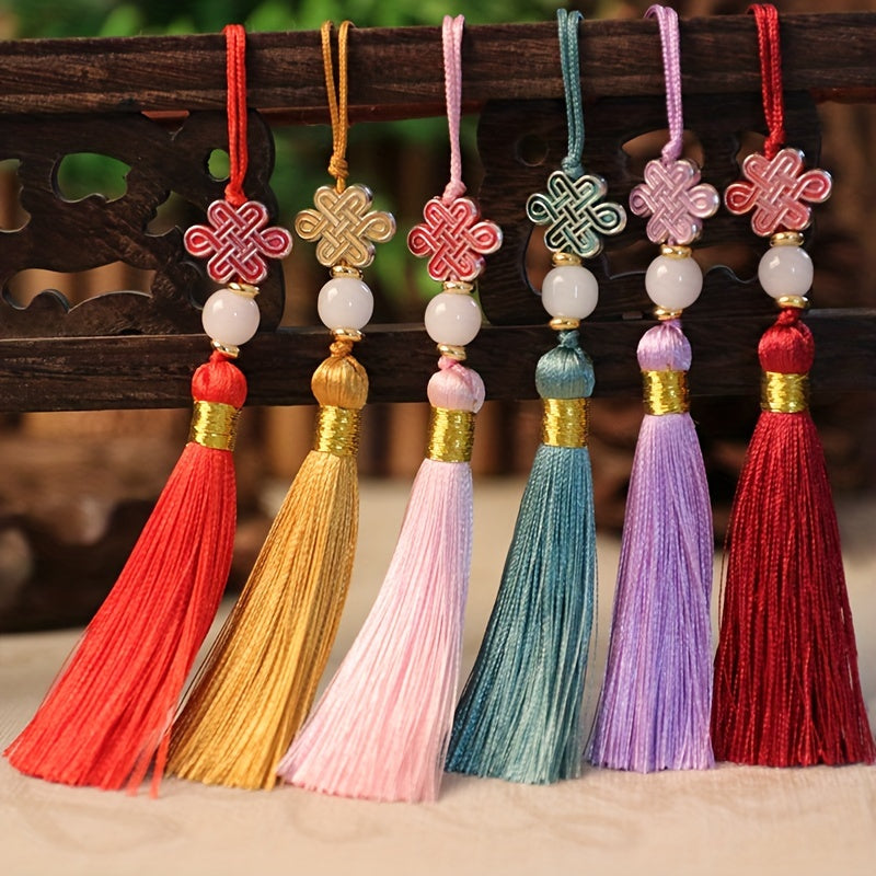 Chinese Knot Tassel Pendant Keychain Chinese Style Pendant Ornament