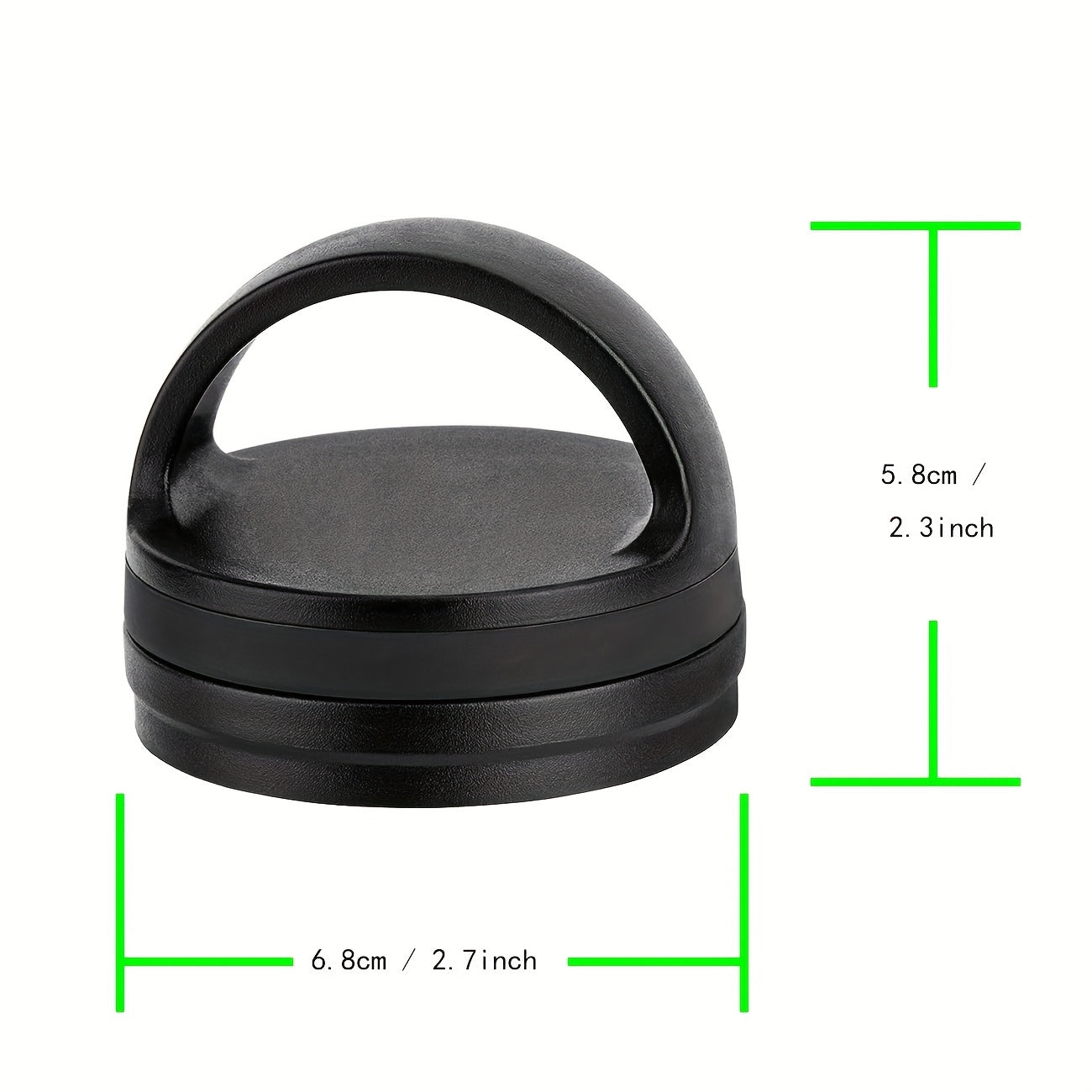 Reusable Lids W/ Handle for Wide Mouth Sport Water Bottles